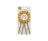 Goud Witte Rozet 75 Jaar